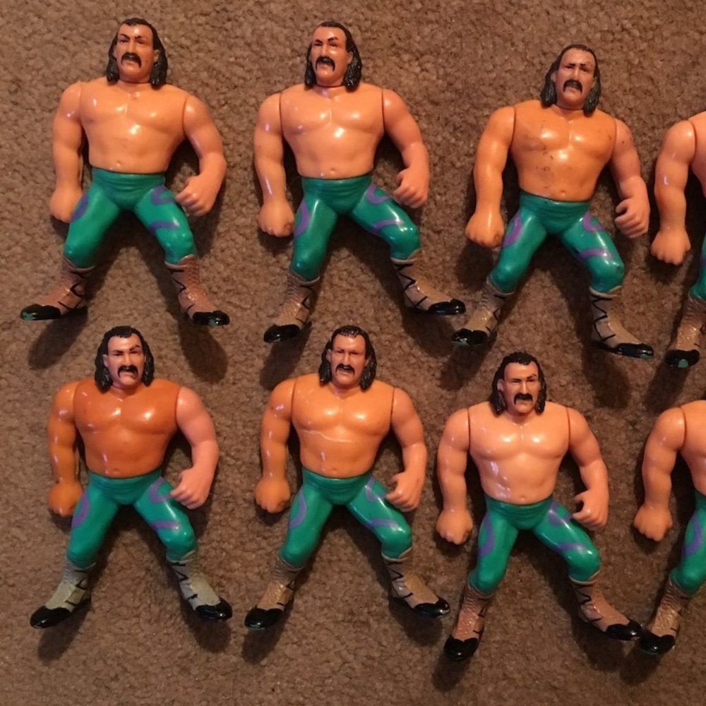 JAKE THE SNAKE ROBERTS HASBRO WRESTLING ACTION FIGURE
